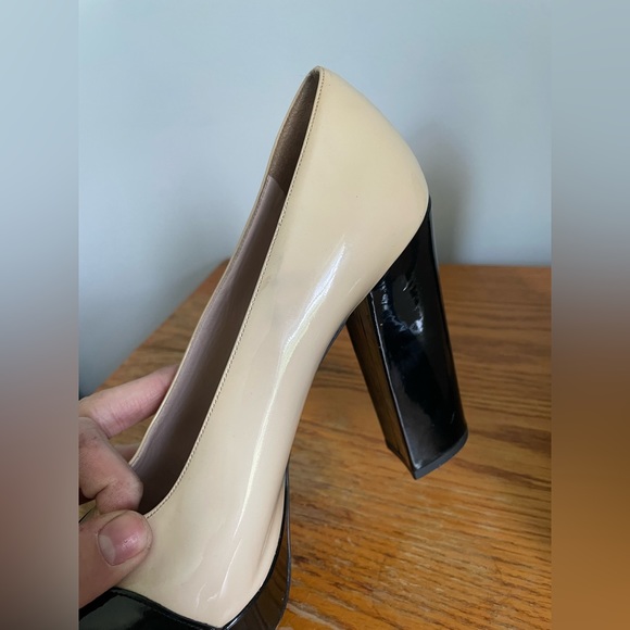 Miu Miu Patent Leather Block Heels Womens Size 39 - Picture 7 of 9